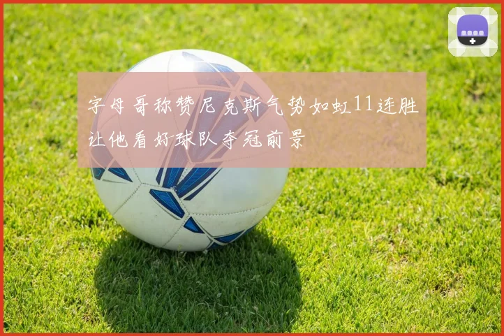 字母哥称赞尼克斯气势如虹11连胜让他看好球队夺冠前景